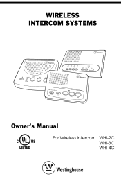 Westinghouse WHI-3S Owners Manual