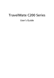 Acer TravelMate C200 TravelMate C200 User's Guide - EN