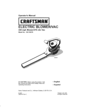 Craftsman 7174827 Operation Manual
