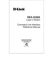 D-Link DES-3226 Reference Manual