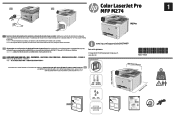 HP Color LaserJet Pro MFP M274 Setup Poster