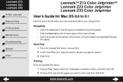 Lexmark Z33 Color Jetprinter User's Guide for Macintosh (1.67 MB)