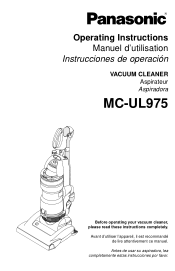 Panasonic MCUL975 MCUL975 User Guide