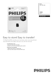 Philips FM32MD45B Leaflet