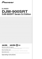 Pioneer DJM-900SRT Owners Manual