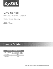 ZyXEL UAG4100 User Guide