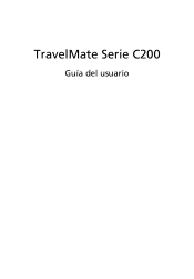 Acer TravelMate C200 TravelMate C200 User's Guide - ES