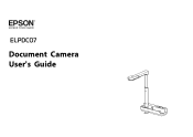 Epson ELPDC07 Users Guide