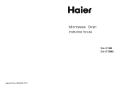 Haier EA-1770MG User Manual