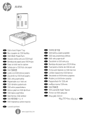 HP LaserJet Enterprise MFP M634 550-sheet Paper Tray Installation Guide