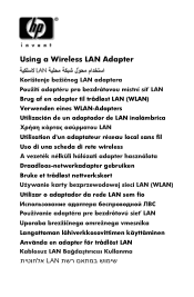 HP zd7005QV Compaq and HP Notebook PC Series - Using a Wireless LAN Adapter - English