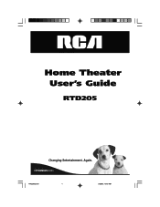 RCA RTD205 User Manual