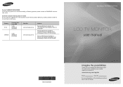 Samsung P2370HD User Manual (user Manual) (ver.1.0) (English, French, Spanish)