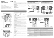Yamaha DBR12 Owner's Manual