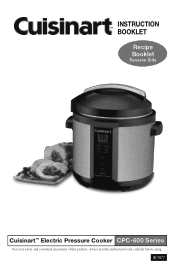 Cuisinart CPC-600 Instruction and Recipe Booklet