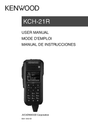 Kenwood KCH-21R User Manual