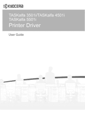 Kyocera TASKalfa 3501i 3501i/4501i/5501i Printer Driver User Guide