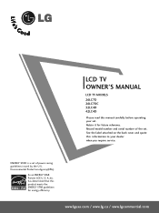 LG 42LC4D Owner's Manual