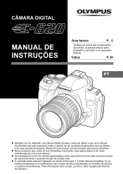 Olympus E620 E-620 Manual de Instruções (Português)