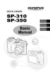 Olympus SP 350 SP-310 Basic Manual (English, Français, Español)