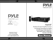 Pyle P3201BT Instruction Manual