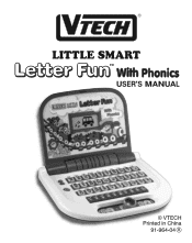 Vtech Letter Fun with Phonics User Manual