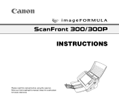 Canon PC300 Instruction Manual