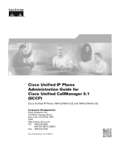 Cisco 7961G Administration Guide