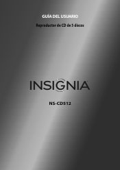 Insignia NS-CD512 User Manual (Spanish)