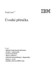Lenovo ThinkCentre M51e (Czech) Quick reference guide