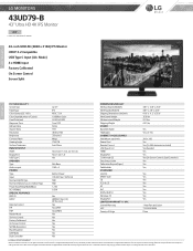LG 43UD79-B Owners Manual - English
