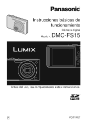 Panasonic DMC FS15 Digital Still Camera - Spanish