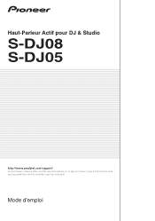 Pioneer S-DJ08 Owner's Manual - French