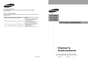 Samsung LN-T405HA Quick Guide (easy Manual) (ver.1.0) (English)