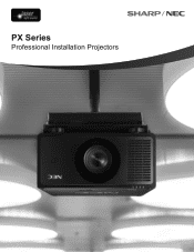 Sharp NP-PX2201UL Specification Brochure - NEC Series Projectors