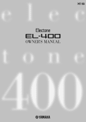 Yamaha EL-400 Owner's Manual