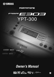 Yamaha PSR-E303 Owner's Manual