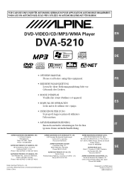 Alpine DVA-5210 Owners Manual
