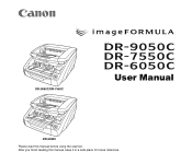 Canon imageFORMULA DR-7550C User Manual