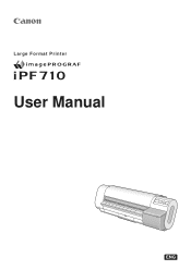 Canon imagePROGRAF iPF710 with Colortrac Scanning System iPF710 User Manual