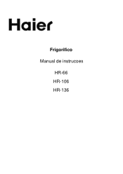 Haier HR-136 User Manual