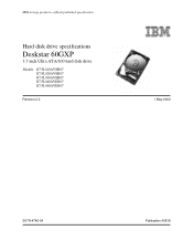 IBM IC35L020 Hard Drive Specifications