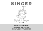 Singer 14J250 Stylist II Serger Instruction Manual