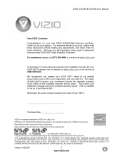 Vizio SV420M SV420M HDTV User Manual