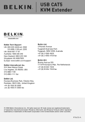 Belkin F1D086U User Guide