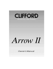 Clifford Arrow 2 Owners Guide