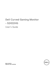 Dell 24 Curved Gaming S2422HG S2422HG Monitor Users Guide