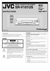 JVC SR-V101US Instruction Manual