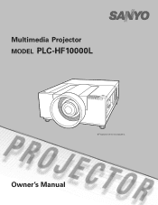 Sanyo PLC-HF10000L Owner's Manual