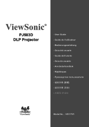 ViewSonic PJ503D PJ503D User Guide